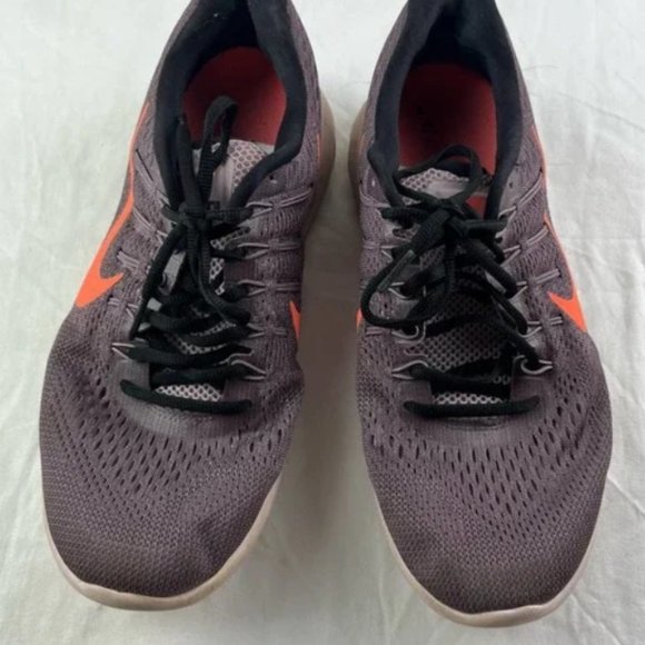 Nike Purple & Peach Lunarglide 8 Comfort Athletic Running Shoes Mens Size 11.5 - Picture 4 of 9